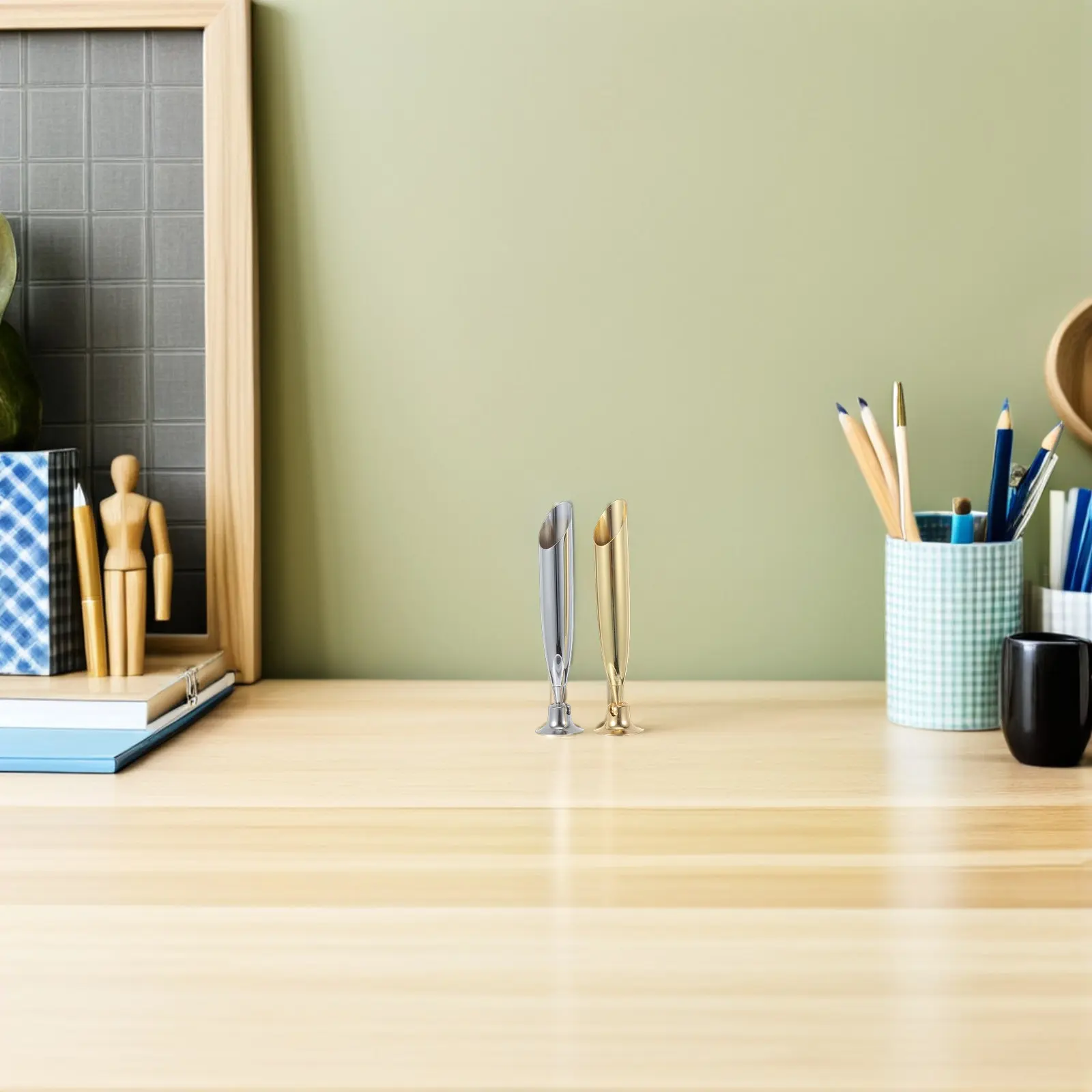 

Набор из 3 креативных подставок для ручек: Изящная стальная подставка для перьевых и шариковых ручек, настольный дисплей, декор для офиса и кабинета