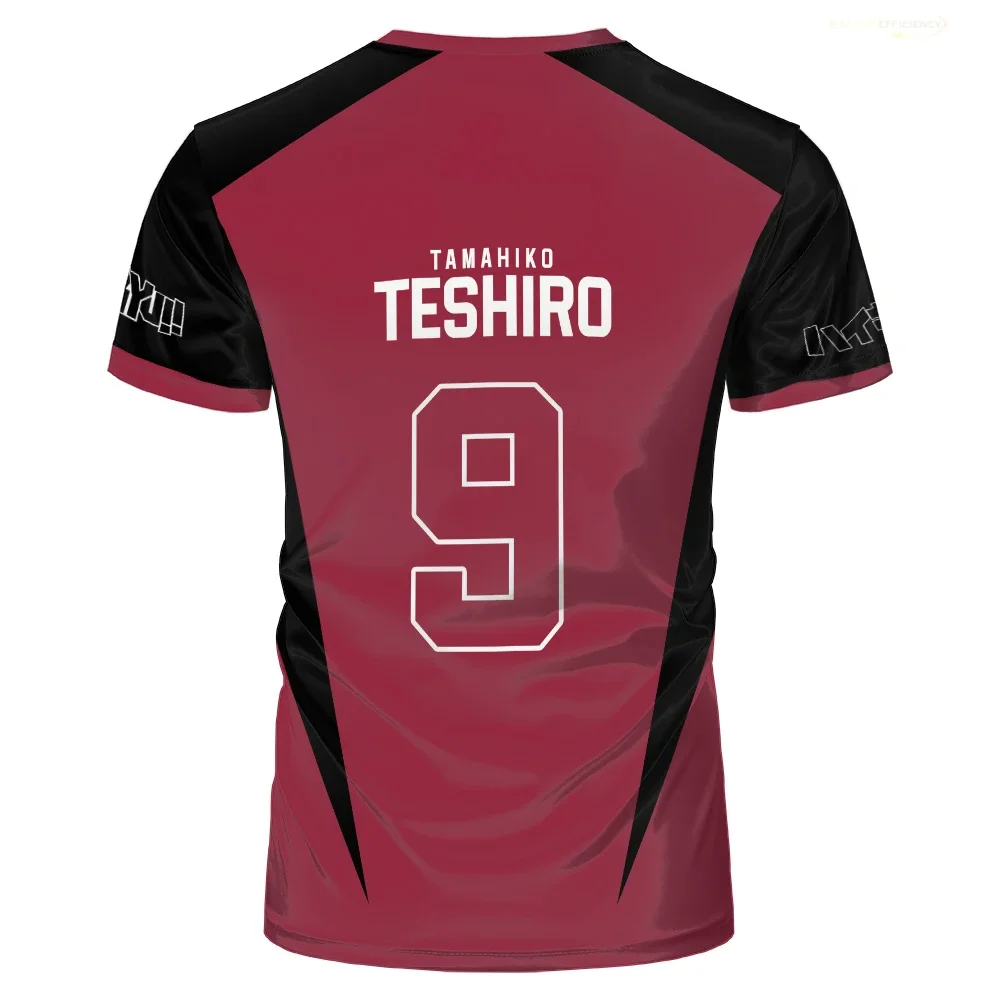 Anime Haikyuu Nekoma Jersey Uniform T-shirt Kozume Tetsurou Kuroo Cosplay Costume High School Volleyball Club