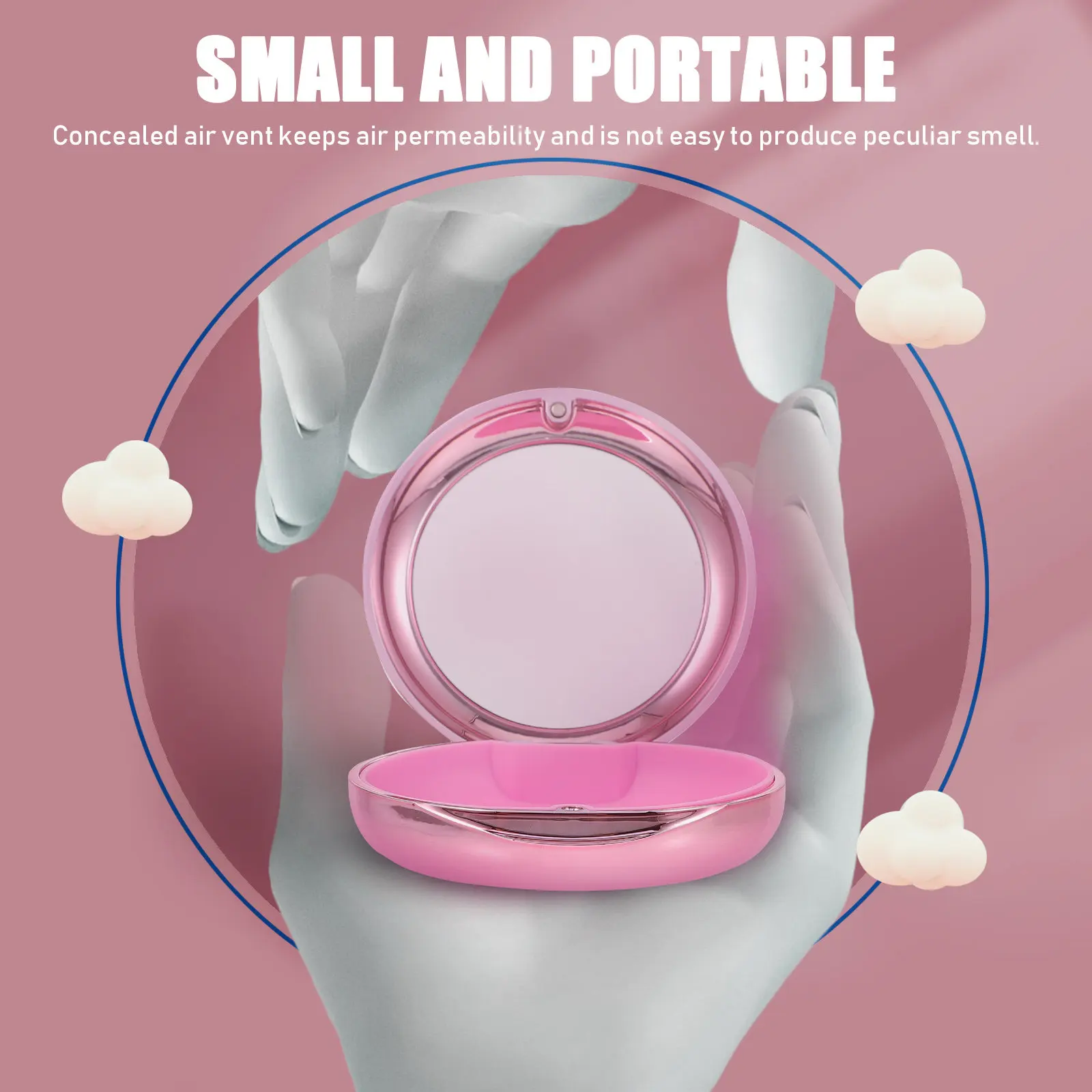 

1Pcs Premium Dental Retainer Case Portable Orthodontic Storage Box for Braces Dentures Oral Care Lightweight Mini Denture