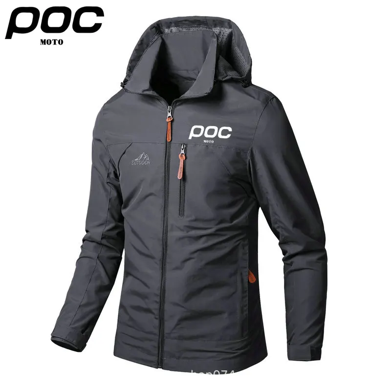 Men's Moto POC Cycling Jacket Mtb Windproof Waterproof Motorcycle Outdoor Windbreaker Bicycle Wind Jacket Mountain Bike Clothing