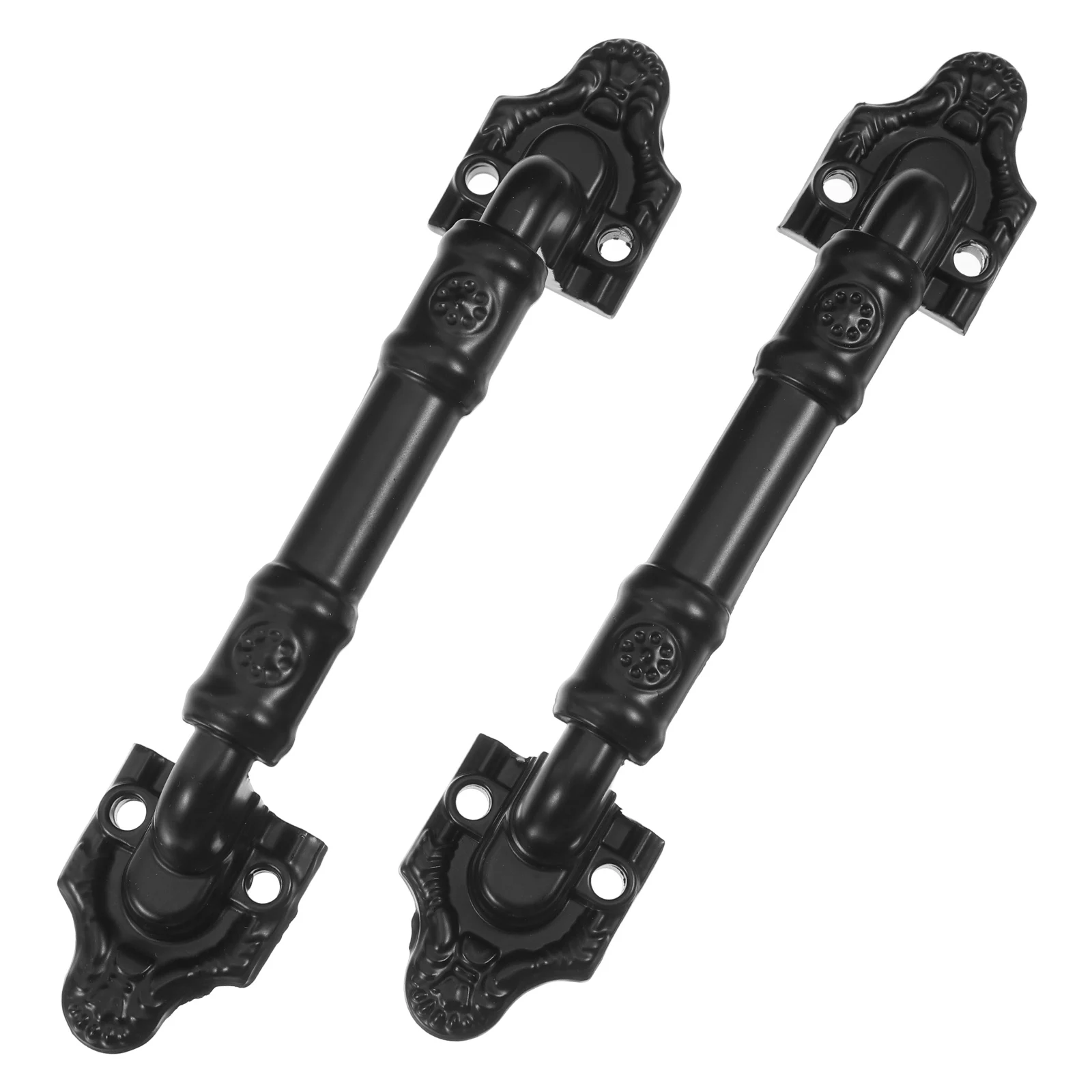 

2pcs Barn Door Pull Handle Heavy Duty Iron Alloy Rustic Surface Mount No Drill For Sliding Wooden Doors Gate Hardware