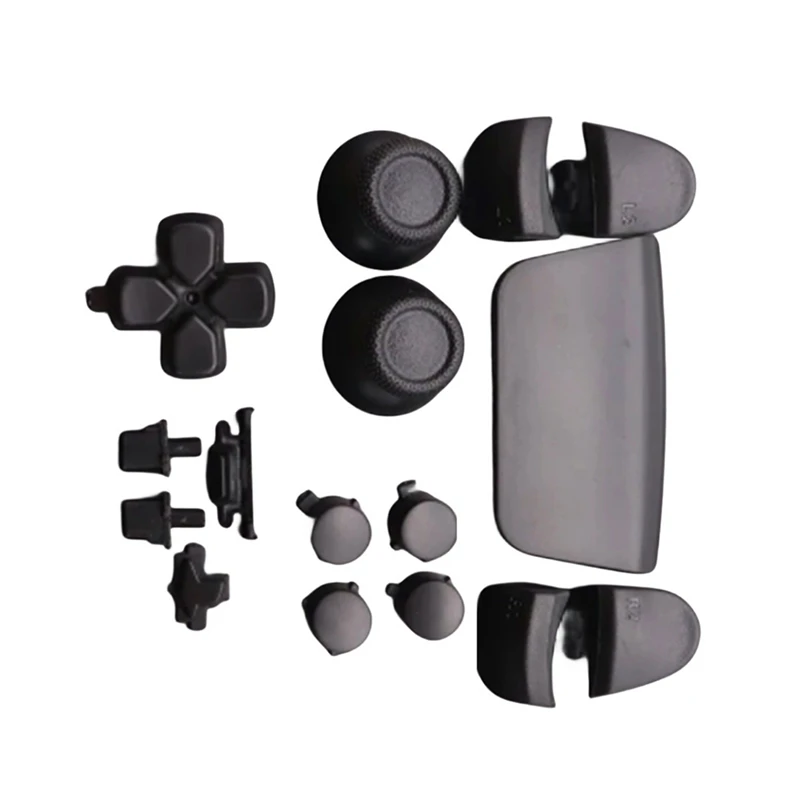 1Set Full Buttons For Playstation 5 3.0 Thumb Sticks Joystick Cap L1 R1 L2 R2 D-Pad For PS5 V3 Controller A