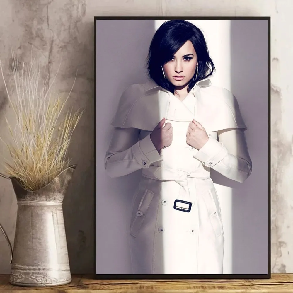 Demi Lovato Holy Singer Poster Poster Canvas Art Poster and Wall Art Picture Print Modern Family bedroom Decor Posters Small