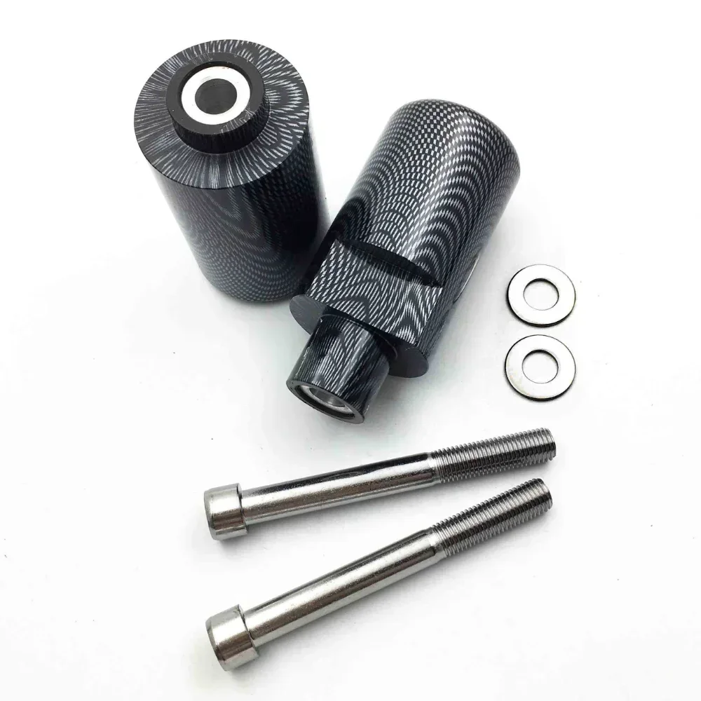 Pelindung Tabrakan Penggeser Bingkai untuk Suzuki 2004-2005 GSXR 600 750 Suku Cadang Sepeda Motor Serat Karbon Tanpa Potongan