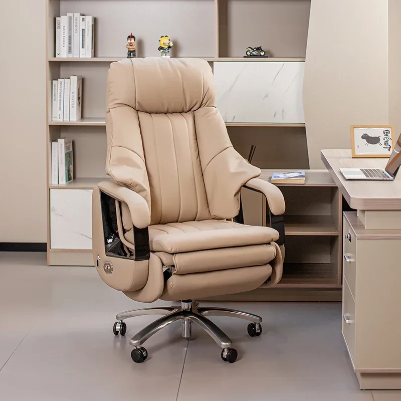 

Commerce Ergonomic Office Chairs Leather Comfortable Adjust Gaming Office Chairs Ergonomic Work Furniture Silla Oficina LLOC