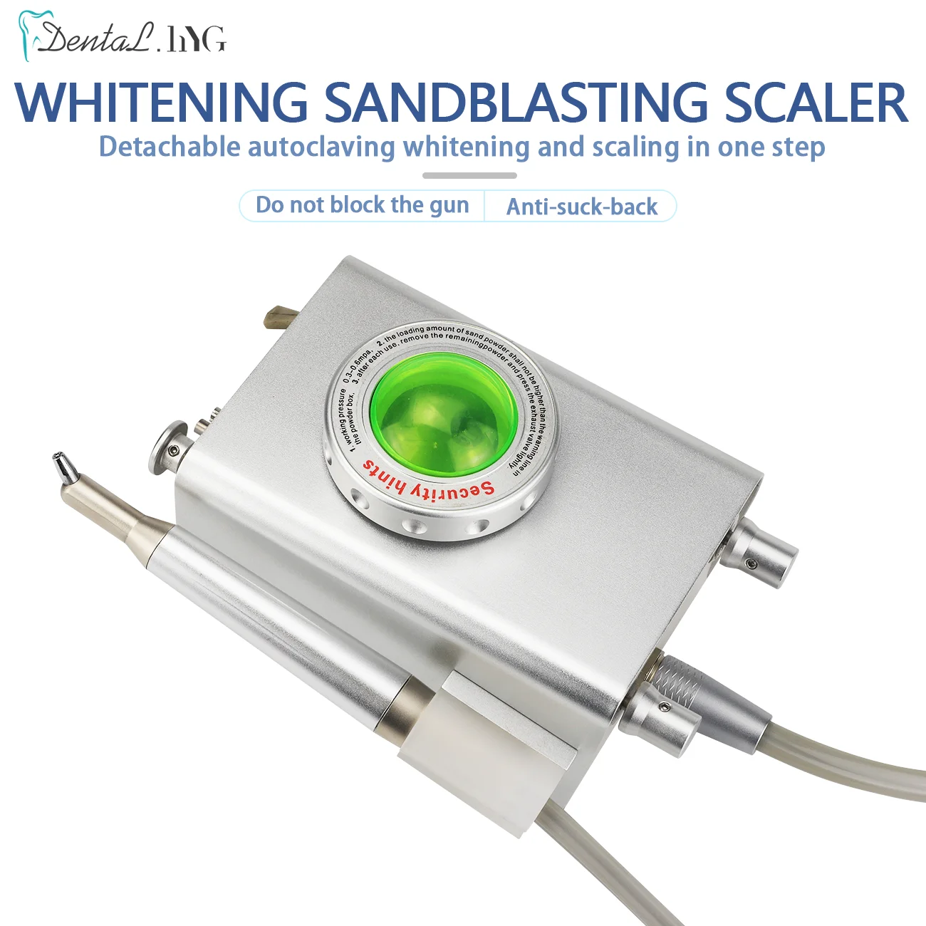 Dental Whitening Sandblasting Scaler Teeth Cleaning Air Polishing Sandblasting Machine Air Water Prophy Dentist Tool