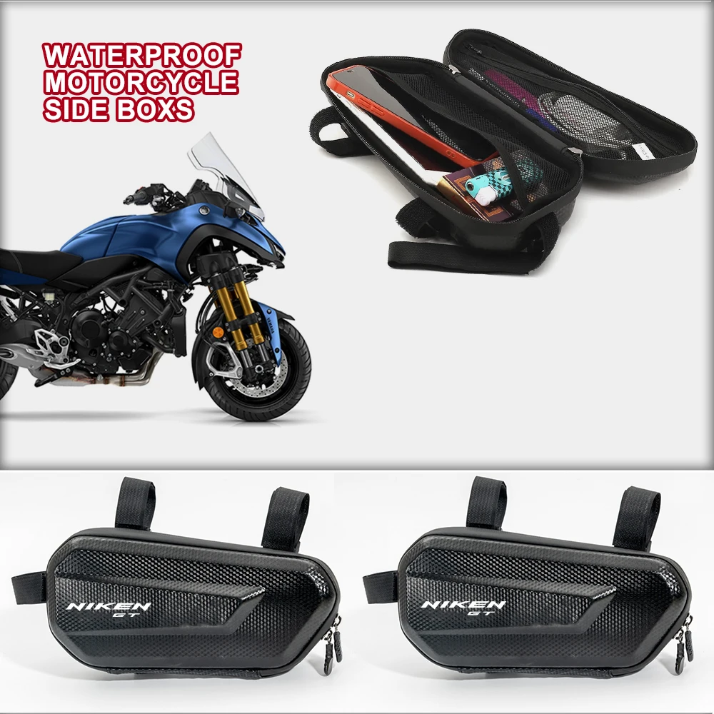 Handlebar Bag Motorcycle Waterproof Phone Storage Bag Accessories For NIKEN GT XJ6 XJ6F XJ6N XJR XJR1200 FJR NikenGT RNINET
