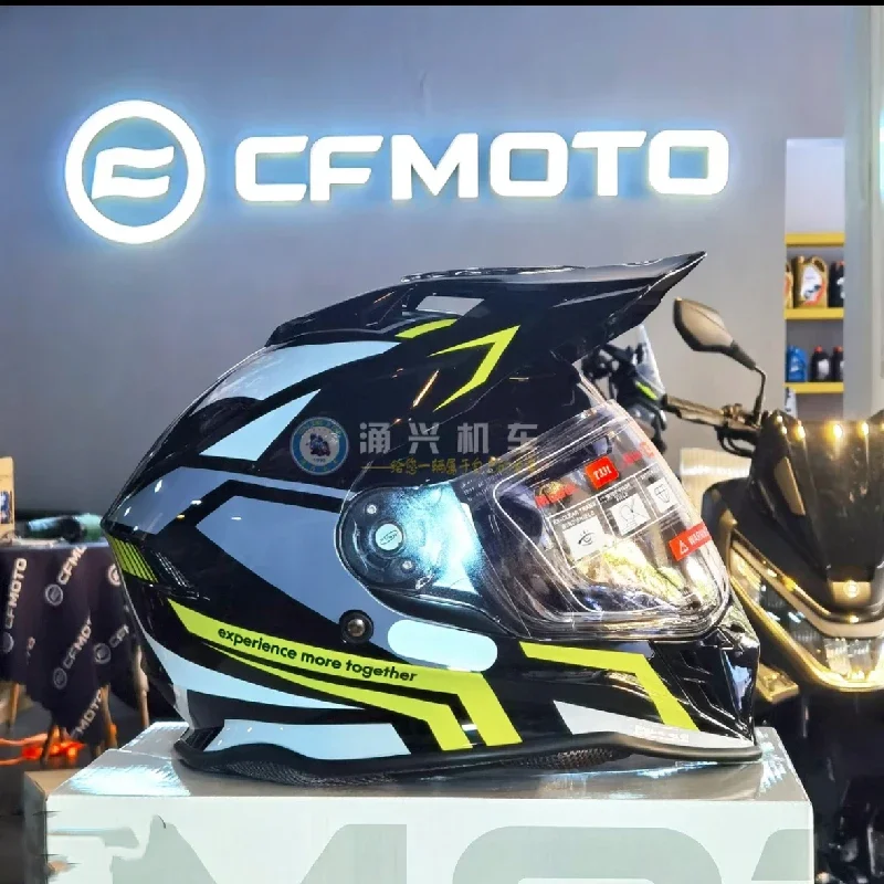 

New For CFMOTO 650MT 800MT Racing Motorcycle Helmet Men Full Face Double Lens Off-road Helmet Capacete Cascos Para Moto DOT