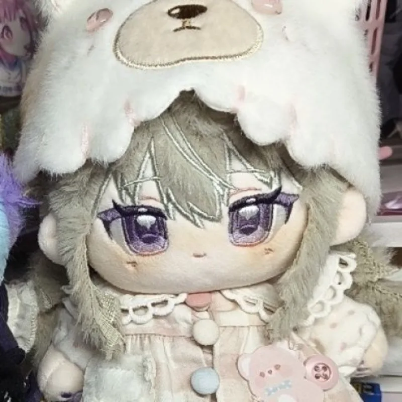 20CM Cute Kusanagi Nene Project Sekai Cotton Doll Girl Stuffed Toys Student Plush Doll Adorable Delicacy Furry Ears Xmas Gift