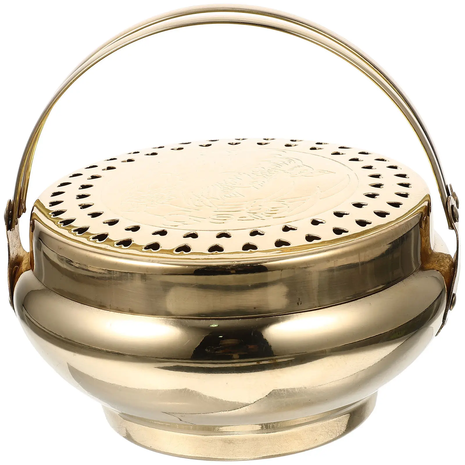 

Sturdy Heat-Resistant Charcoal Basin with Air-Vent Lid for Long-Lasting Warmth Perfect Home Heating Stove Portable Bbq Charcoal