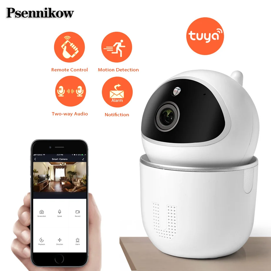 

2MP Full HD 1080P 360 Degree for Various Places Baby Security Monitor with Infrared Night Vision Wifi Smart IP Camera Wireless