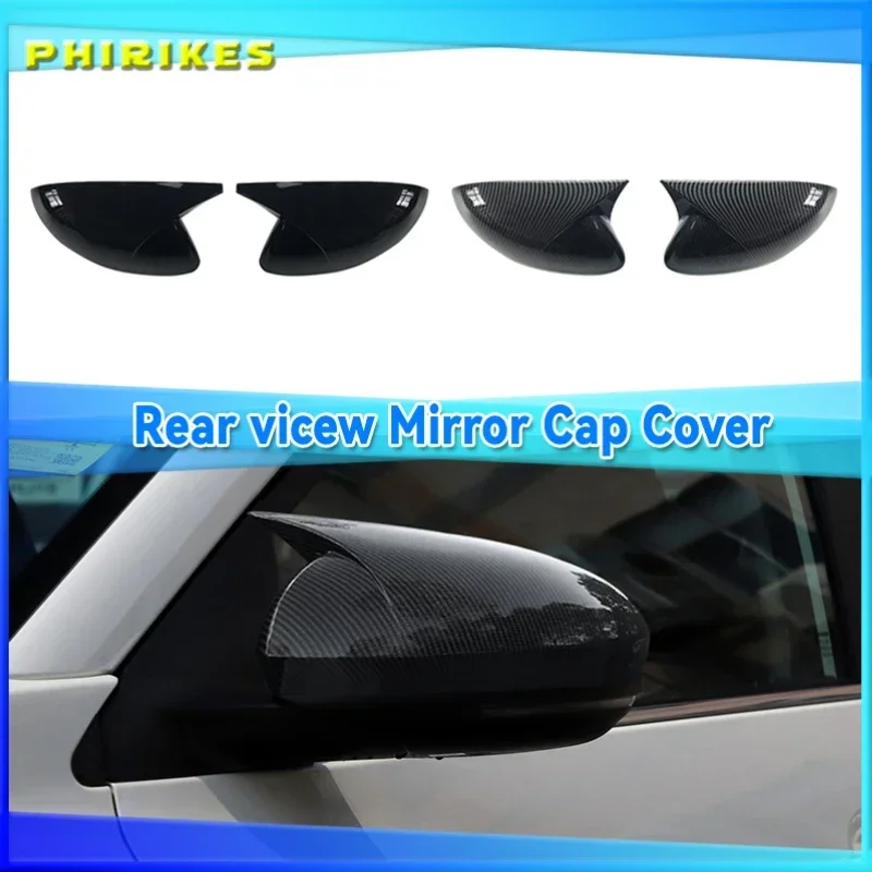 

Auto Left Right Carbon fibre Rear View Mirror Cover Shell Cap Housing For Nissan Sylphy Sentra 2020 2021 Car Rearview mirror