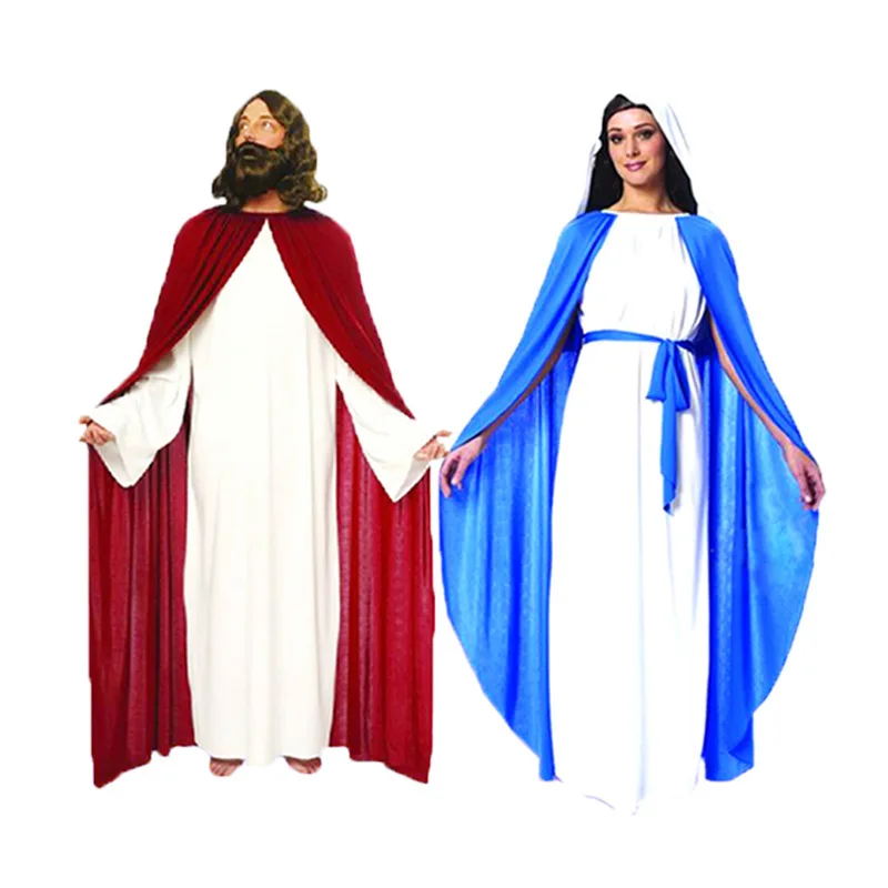 

Костюм священника на Хэллоуин, мужской наряд миссионерского священника для маскарадного бала, наряд Иисуса Апостольного священника, сценическое выступление