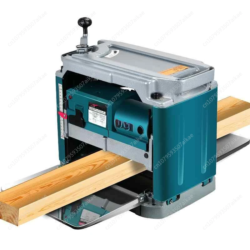 1850W 220V Multi-function Electric Planer Woodworking Power Tool Home Single-Sided Fully Automatic Desktop Machinery Wood Planer