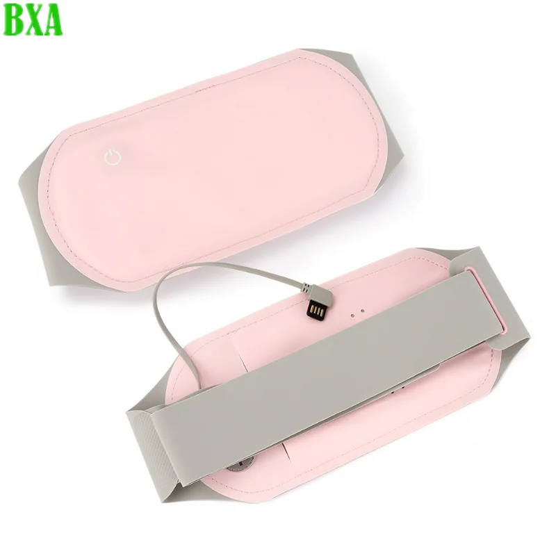 Electric Menstrual Heating Pad 6 Modes Abdomen Massage Waist Washable Warm Lady Uterus Reduce Menstrual Stomachache Waist Pain