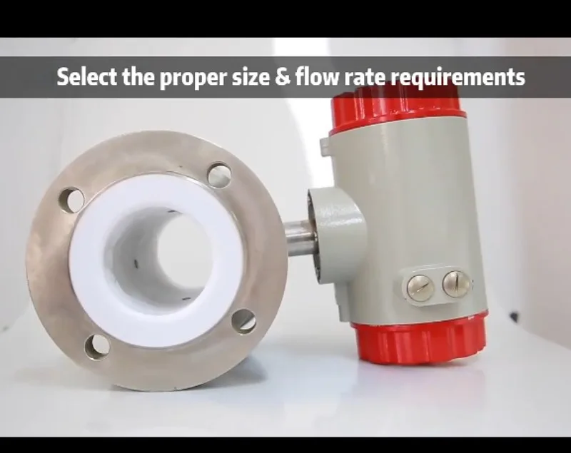 4-20Ma Electr-Omagnetic Flow Meter, Suitable For Sewage And Acidic Liq-Uid