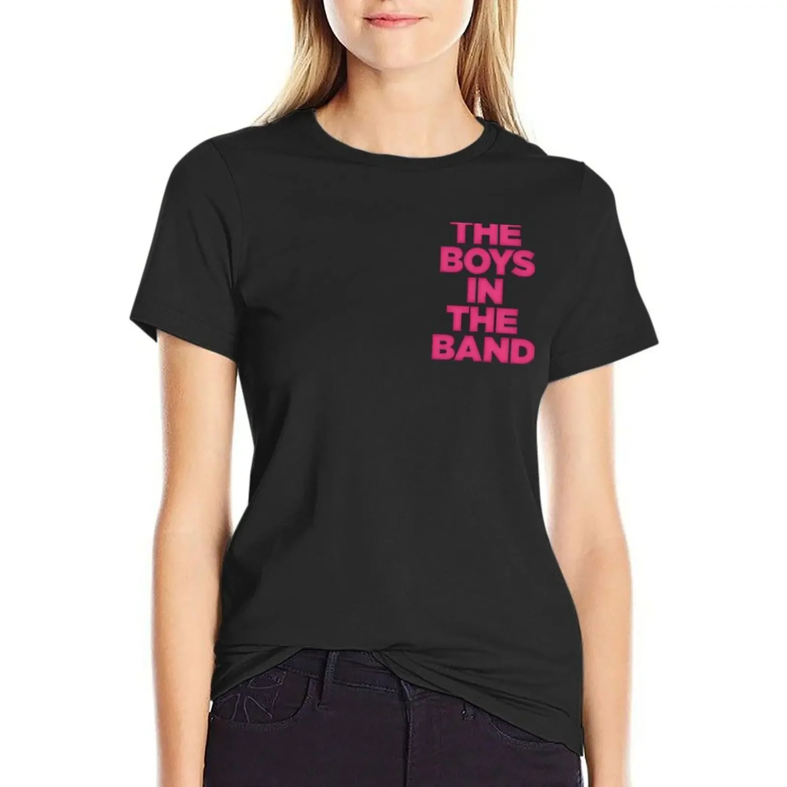 

The Boys in The Band Logo T-Shirt animal prinfor Short sleeve tee summer tops cotton t shirts Women
