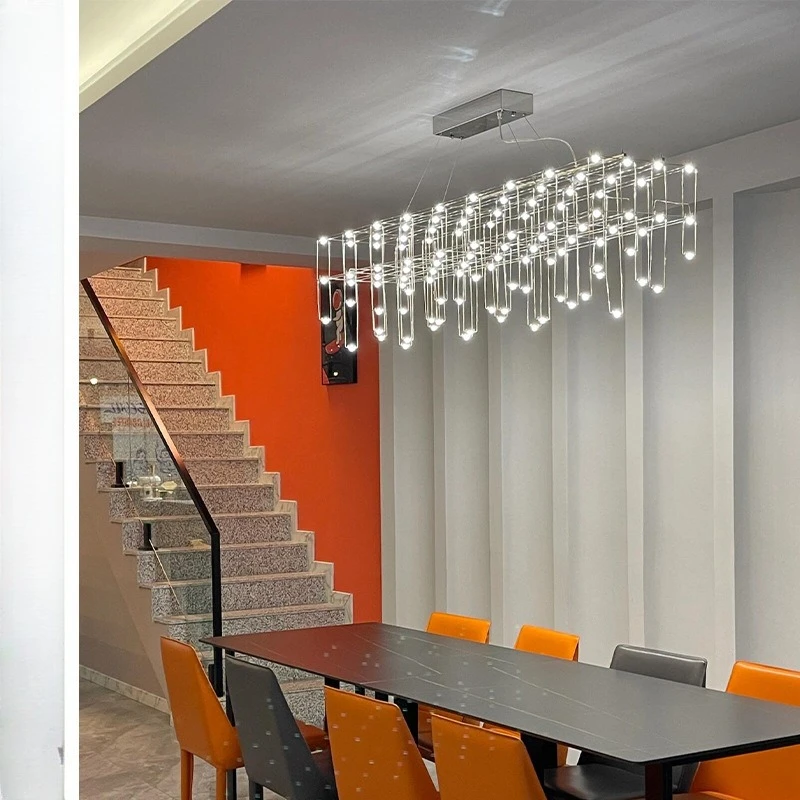 Dining table lamp dining room modern simple light luxury creative personality firefly bar front desk lamp