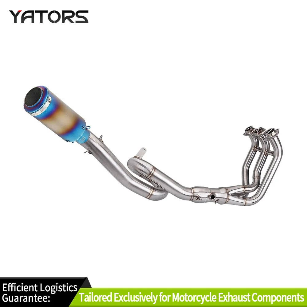 

For Yamaha MT-09 FZ-09 2014-21 Full Exhaust Systems Header Link Pipe Muffler Tips Exhausts Pipes