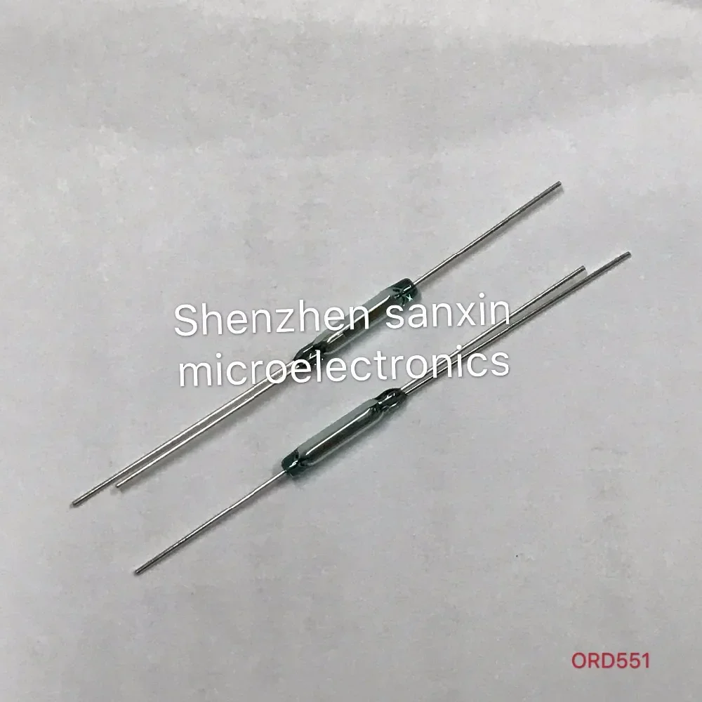 10 Chiếc N/O Reed Switch Công Tắc Từ ORD551 2.5*14Mm Thường Mở Và Thường Đóng 3-Chân Truyền Từ Inductionswith