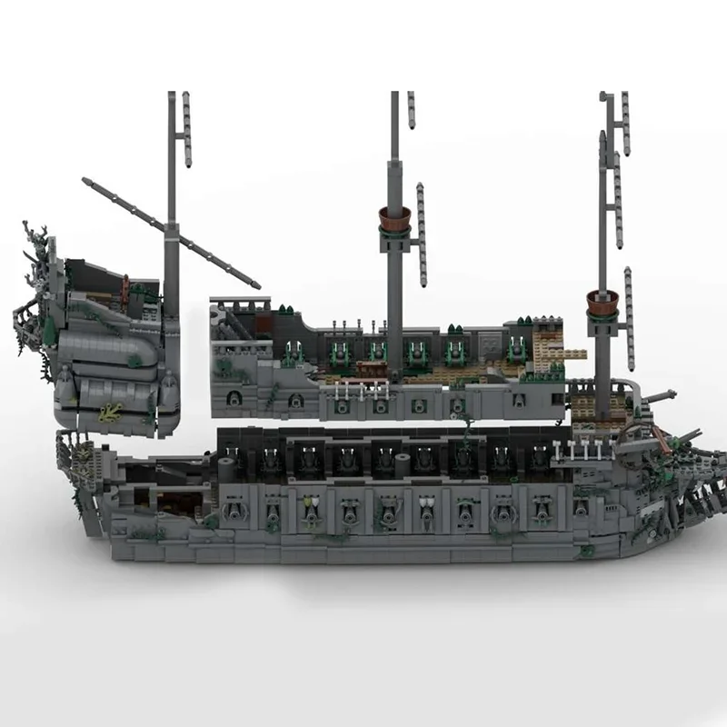 5716 قطعة MOC TPS تحلق الهولندي القراصنة نموذج اللبنات لعبة الهندسة المعمارية هدايا عيد الميلاد تجميع فكرة الإبداعية للأطفال