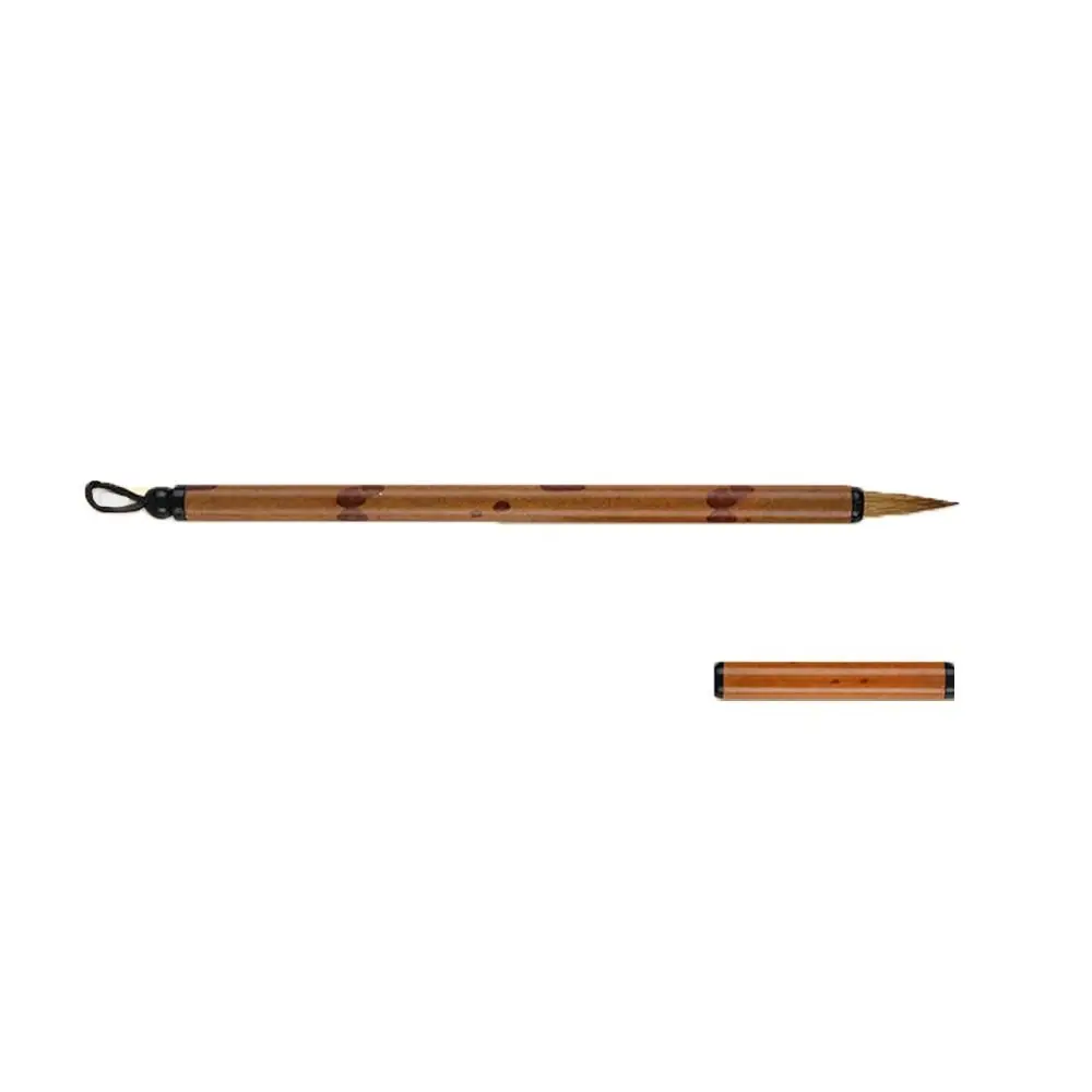 Ancient Oil Watercolor Chinese Calligraphy Brush Wolf Hair Bamboo Scriptures Writing Brush Oil Painting Art Paint Brush Student