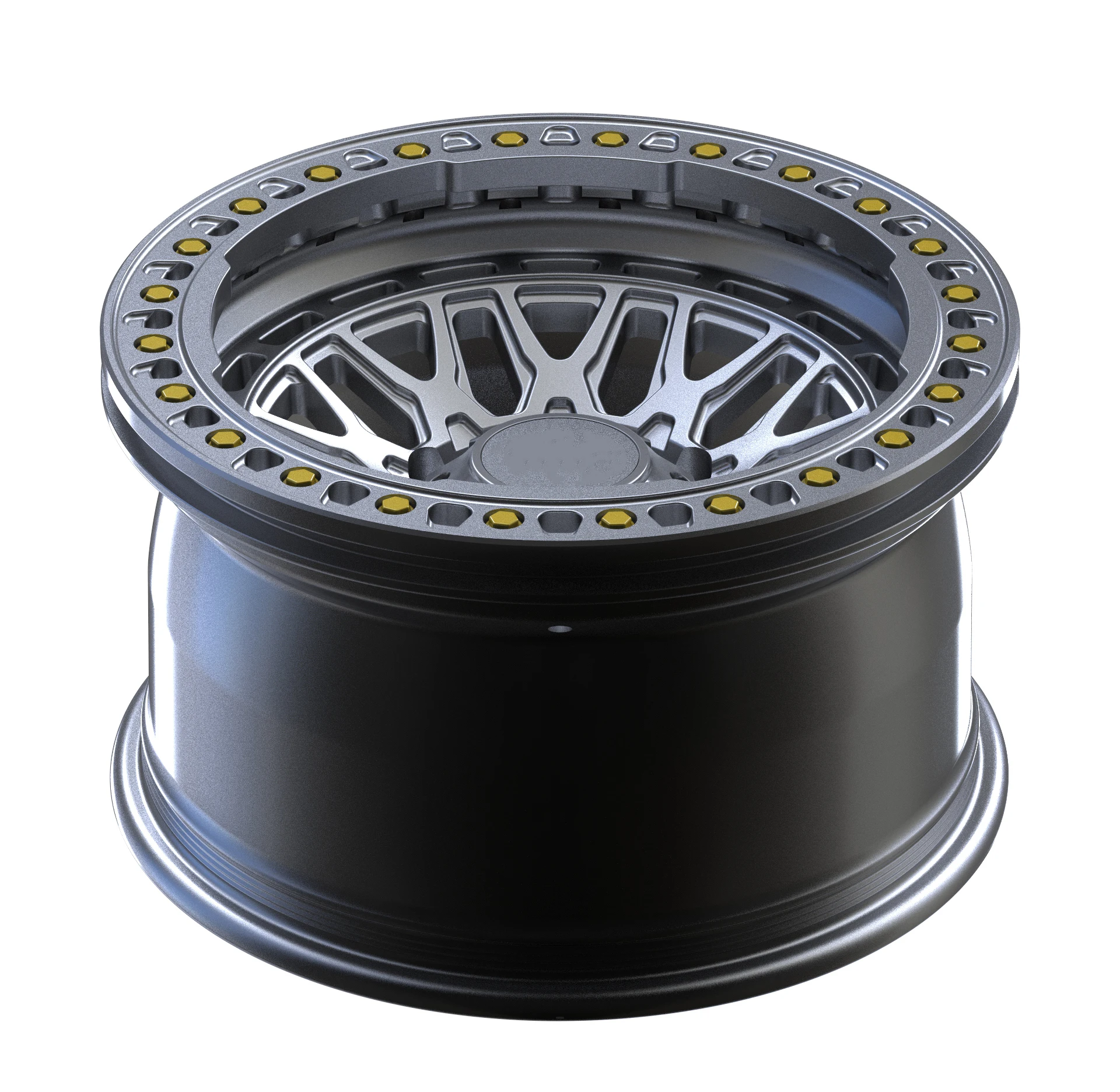 Forged Off-Road Wheel Hub Model 007 16/17/18/20inch Desert Racing Modified Lightweight Aluminum Alloy Chrome Finish New 100mm