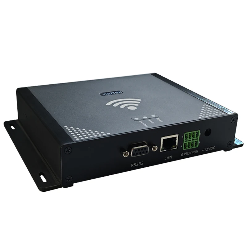 8 Channel UHF RFID Fixed Reader Impinj E710 Chip Industrial Long Range EPC RFID Reader Support 8 Antennas With SDK For Warehouse