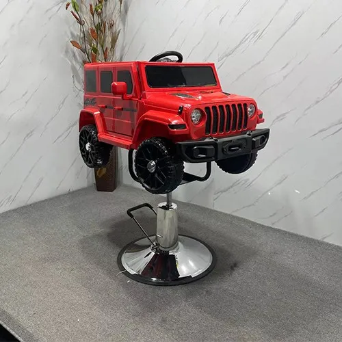 

New Beauty Salon Special Chair Children's Cartoon Car Seat Hair Cutting Car Lift Chair Wholesale