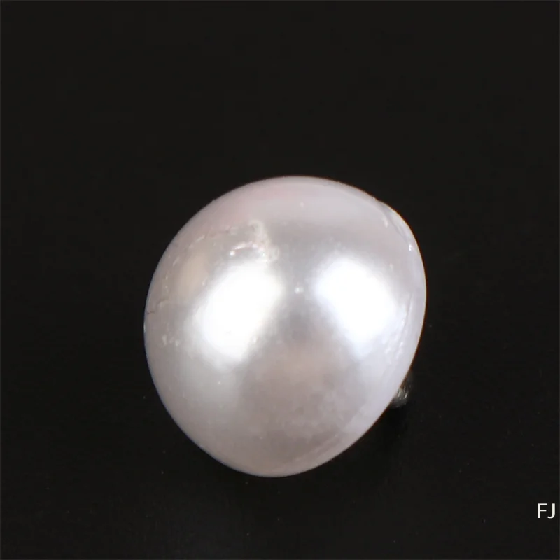 [YU]10Pcs 10mm/12mm Mushroom Faux Plastic Shirt Semicircle Pearl Buttons Shank Button For Clothing Decorative Mini Sewing DIY