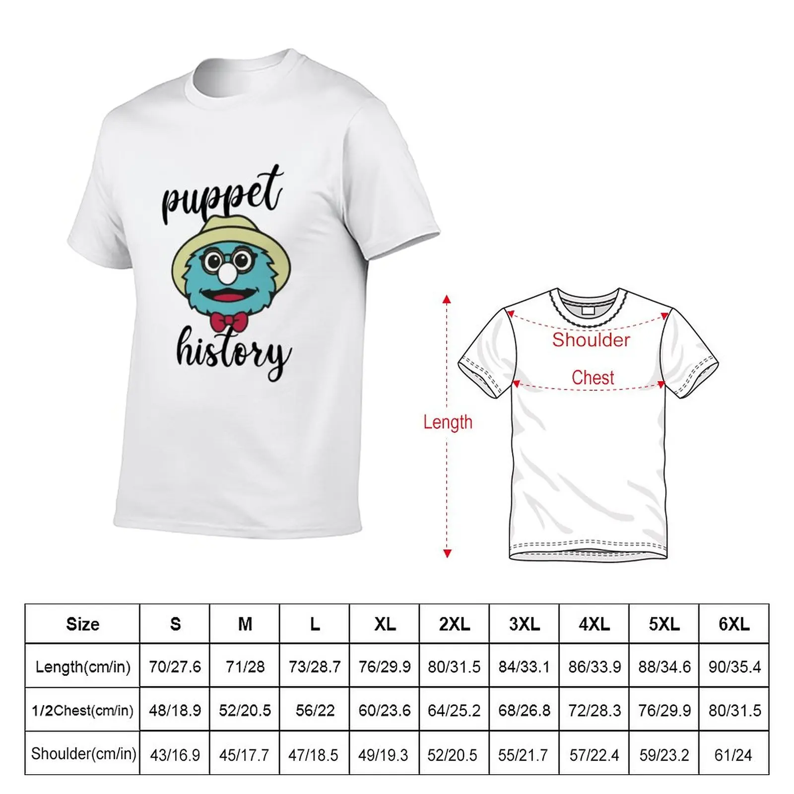 puppet history T-Shirt sports fans Blouse anime sublime t shirts for men