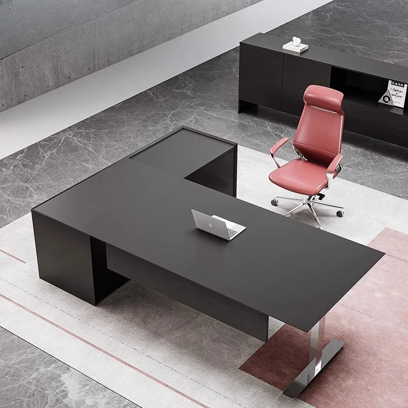 Lifting Boss Bauhaus Large class Manager table President's office desk and chair combination