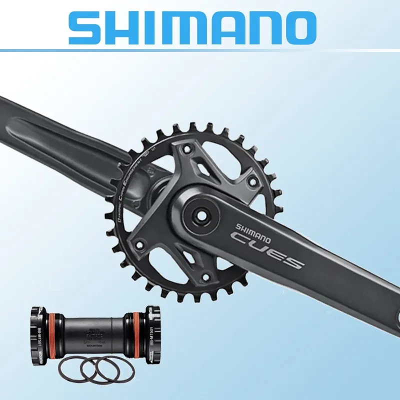 

SHIMANO CUES FC-U6000 9/10/11 скоростей шатуны для MTB велосипеда 170/175 мм набор шатунов 32T звездочка BB-MT501 MT800 MT801