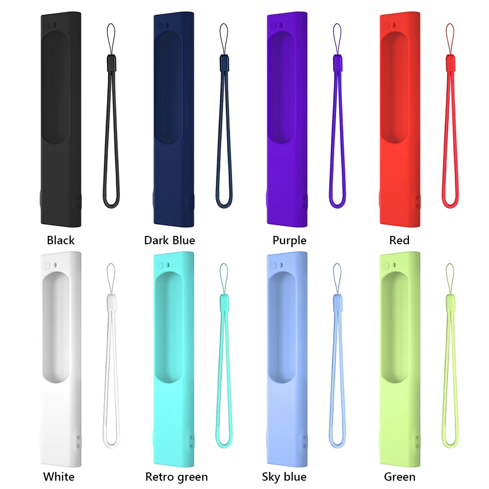 Capa de silicone para controle remoto, capa anti-queda à prova de choque para controle remoto de tv com cordão para samsung BN59-01385A 01358B 01388A 01391A