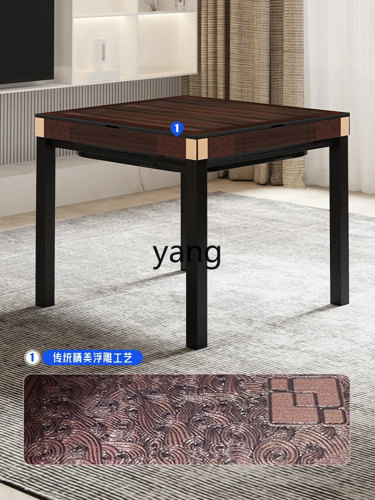 LMM Rotor Roller Coaster Mahjong Machine Automatic Dining Table Dual-Use Household Static Mahjong Machine