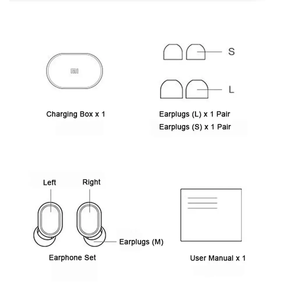 Беспроводные наушники Xiaomi Redmi Airdots 2, Bluetooth 5,0, наушники-вкладыши, Спортивная музыкальная уличная гарнитура с микрофоном, оригинал