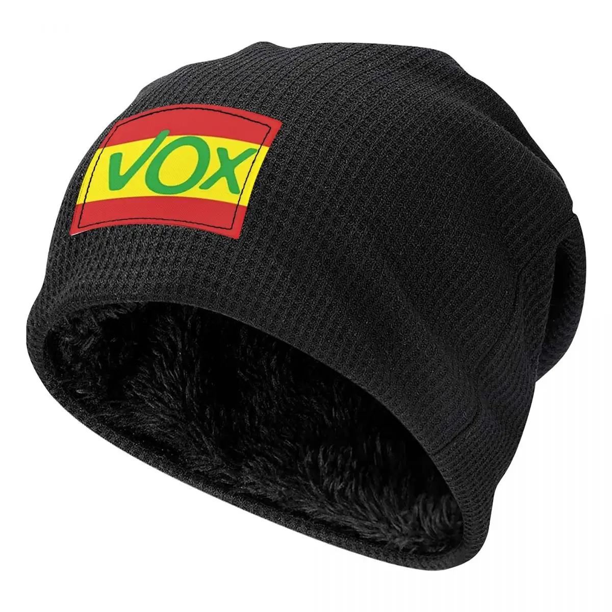 Espana Vox Logo Spain Political Party Spanish Unisex Adult Beanies Caps Fleece-Lined Bonnet  Hip Hop Autumn Winter Skullies Hats