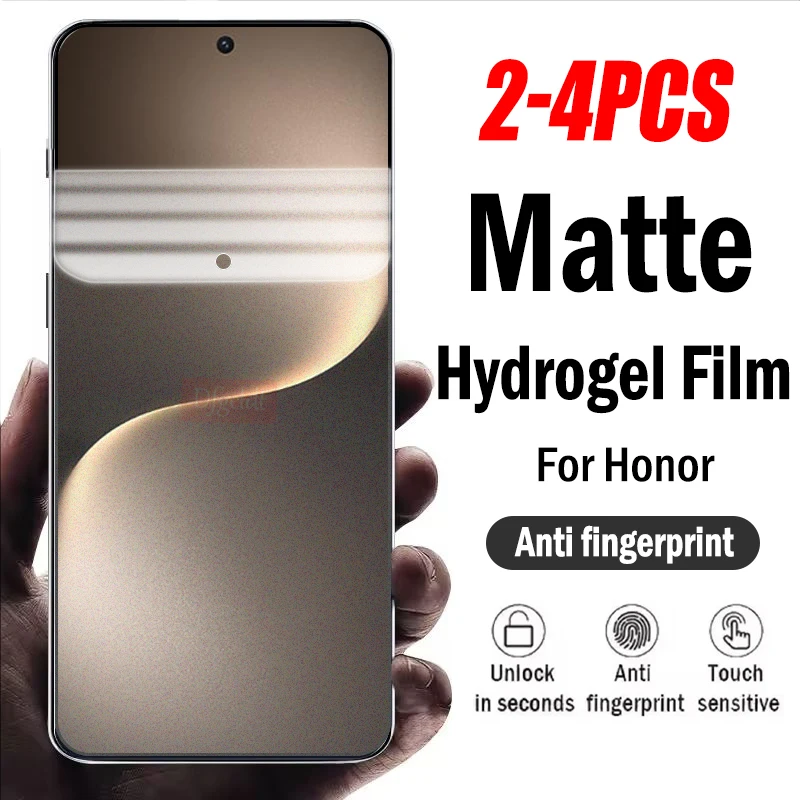 

Простая в установке матовая гидрогелевая пленка из 2 предметов для Honor Magic8 7 4 Lite, защитная пленка для экрана Honor 90 GT Play 60 50 40 30 Plus