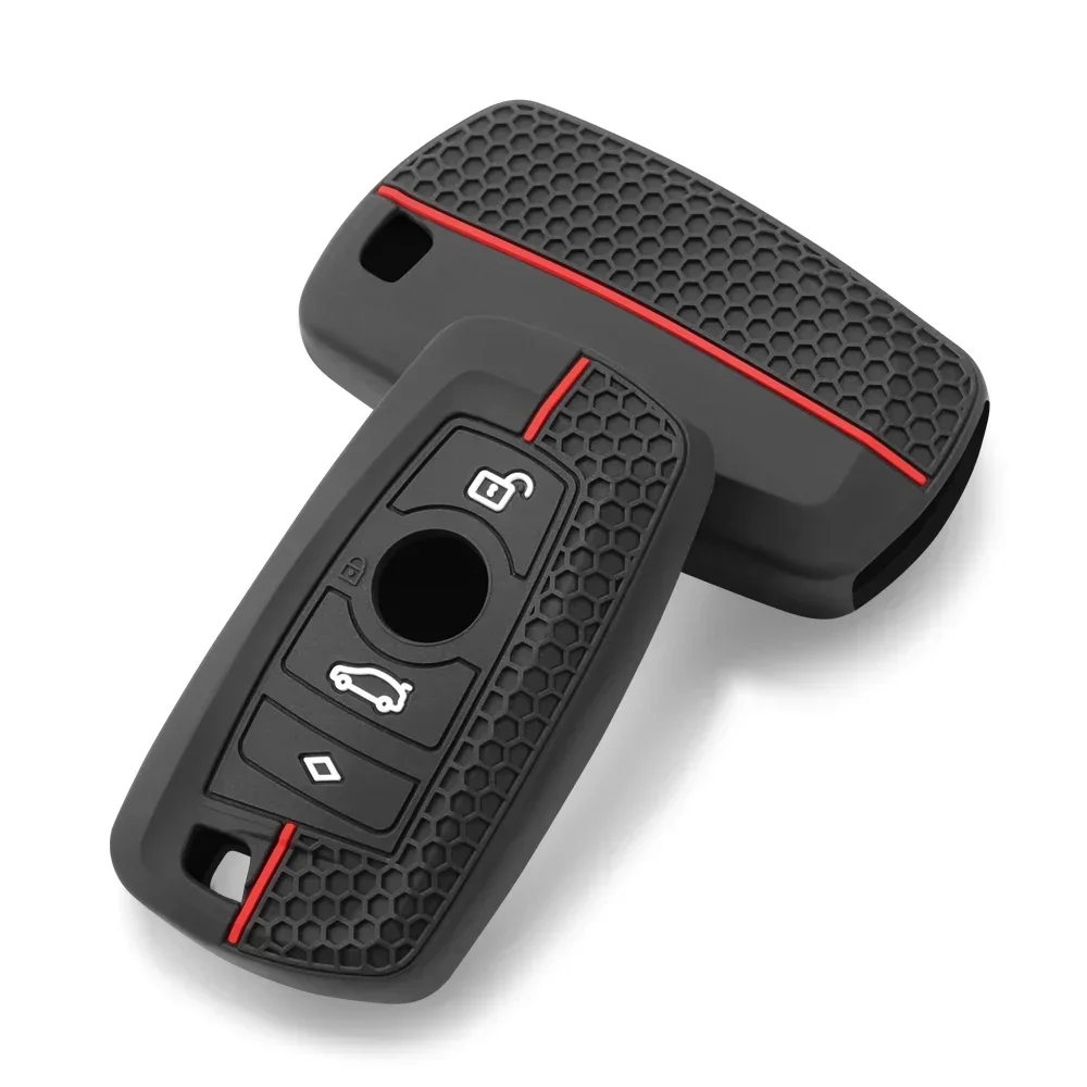 Silicone Car Remote Key Case Cover For BMW 1 2 3 4 5 6 7 Series X1 X3 X4 X5 X6 F36 F25 F26 F30 F34 F10 F07 F20 Z10 G30 F15 F16 image 3
