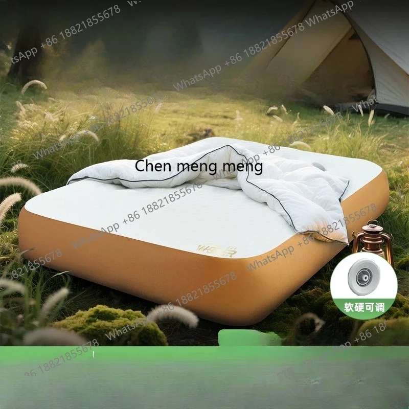 A139 Brushed River Camping Three-person Air Cushion Bed 40CM Free Brushless Pump Outdoor Camping