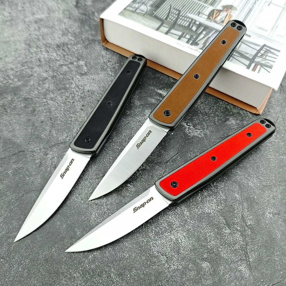 CR 7190 Tactical Folding Pocket Knife Sharp 8Cr13Mov Steel Blade 420 Steel+G10 Handle Hunting Self-defense EDC Outdoor Knife