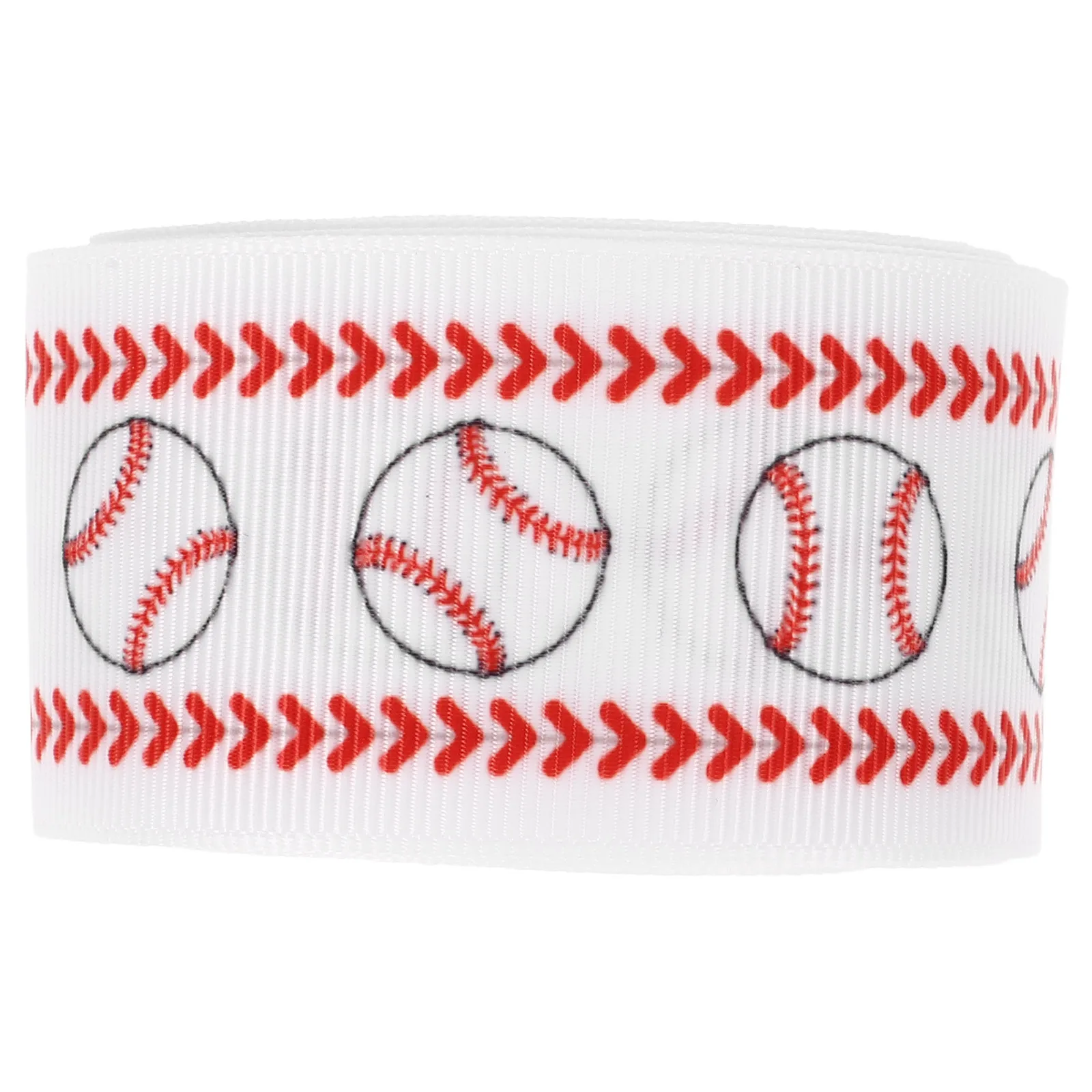 

1 Roll Baseball Ribbon Multi-Purpose Decorative Gift Ribbon for Flower Packaging Gift Box Craft Wrapping Ribbons for Crafts