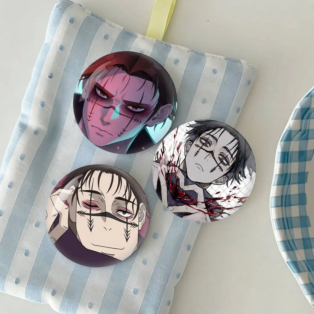 

C-Choso-O Y-Yuji-S Badge Creative Pins Brooch for Bag Clothes Hat Decor Gifts Fans Collect