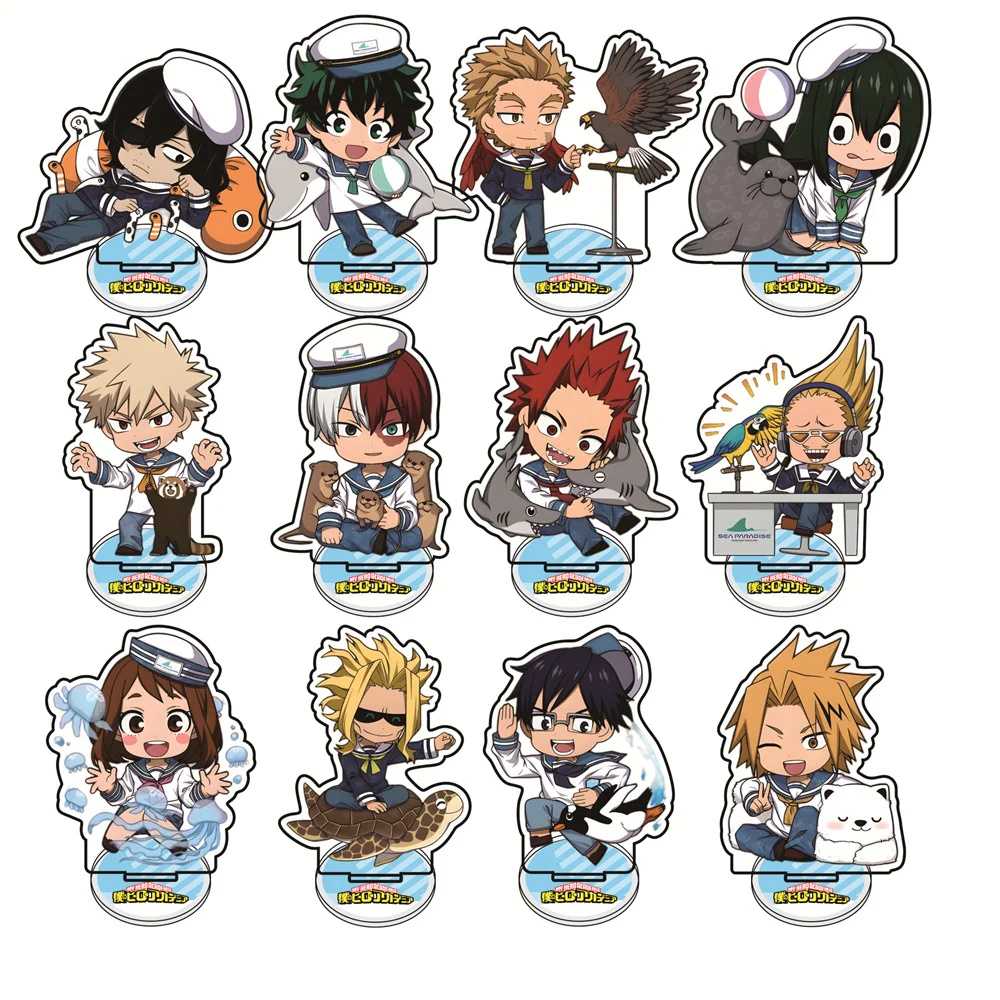 Anime My Hero Academia 10cm Acrylic Stand Tabletop Decorations Accessories Decor Gift Exquisite Product keychain