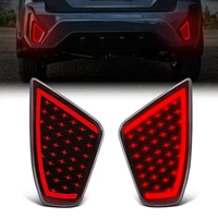 Luces reflectoras de parachoques trasero para Subaru Crosstrek 2023 2024 2025 LED de advertencia de freno lámparas de señal de giro dinámicas accesorios de coche 12V