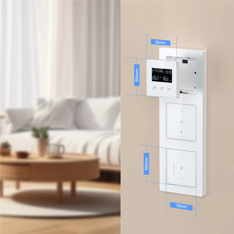 

BTLIFE-Smart термостат для дома, Wi-Fi, технология Tuya, ЖК-цифровой дисплей для контроля температуры в помещении, дома