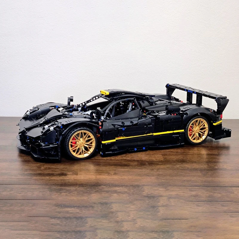

MOC Zonda R, масштаб 1:8, гоночный автомобиль суперкар, детские игрушки, подарки на день рождения, технологические строительные блоки