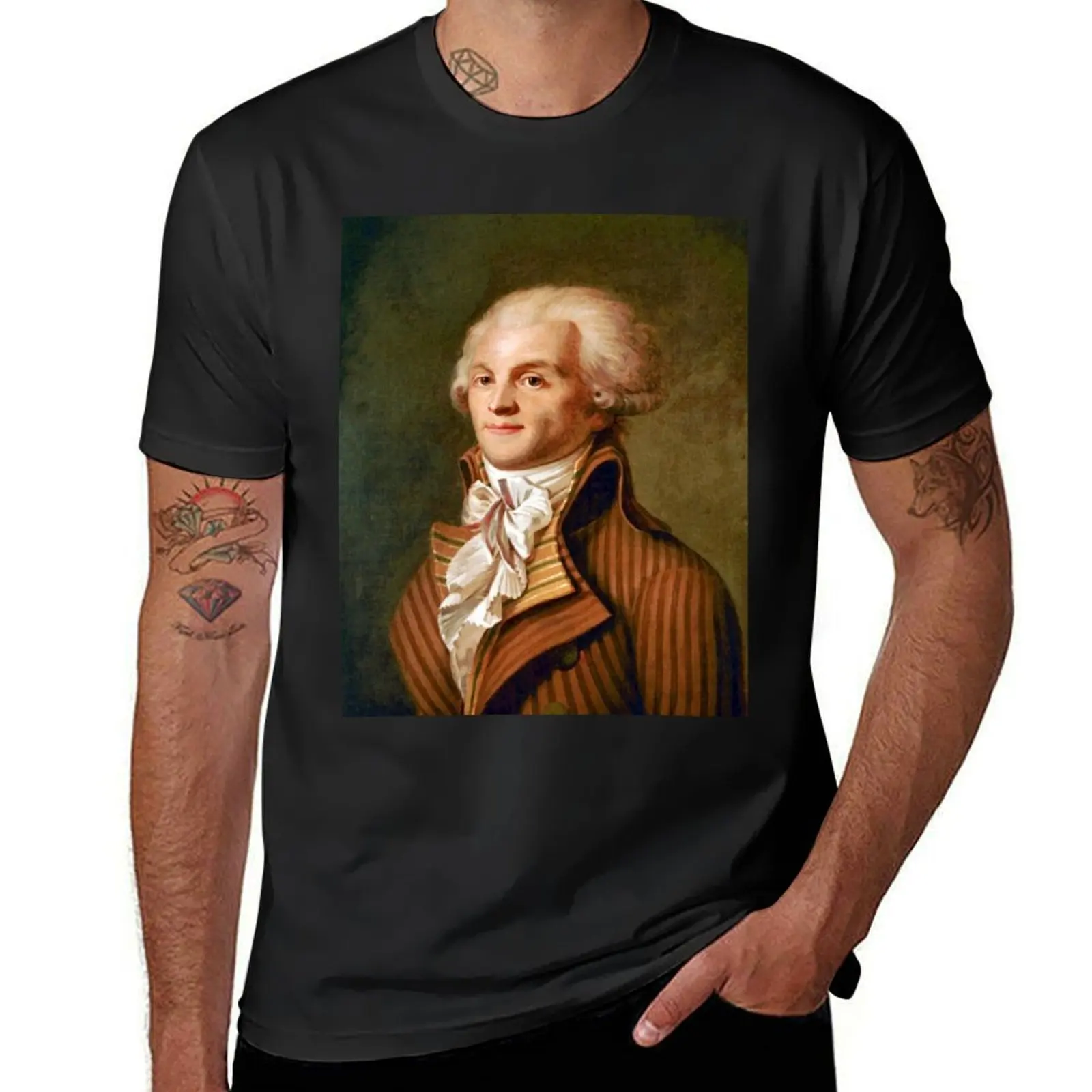 Maximilien Robespierre T-Shirt hippie clothes Aesthetic clothing shirts graphic tees men workout shirt