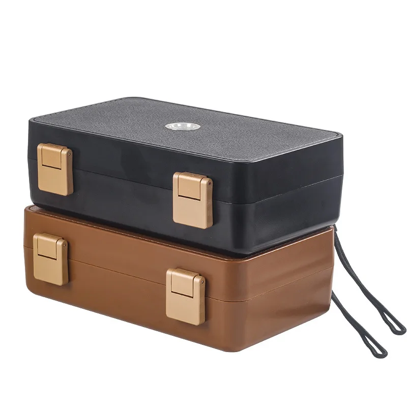 Portable Cedar Wood Cigar Humidor Box Travel sealing Leather Cigar Case Storage 10 Cigars Box Humidor Humidifier For Sigar