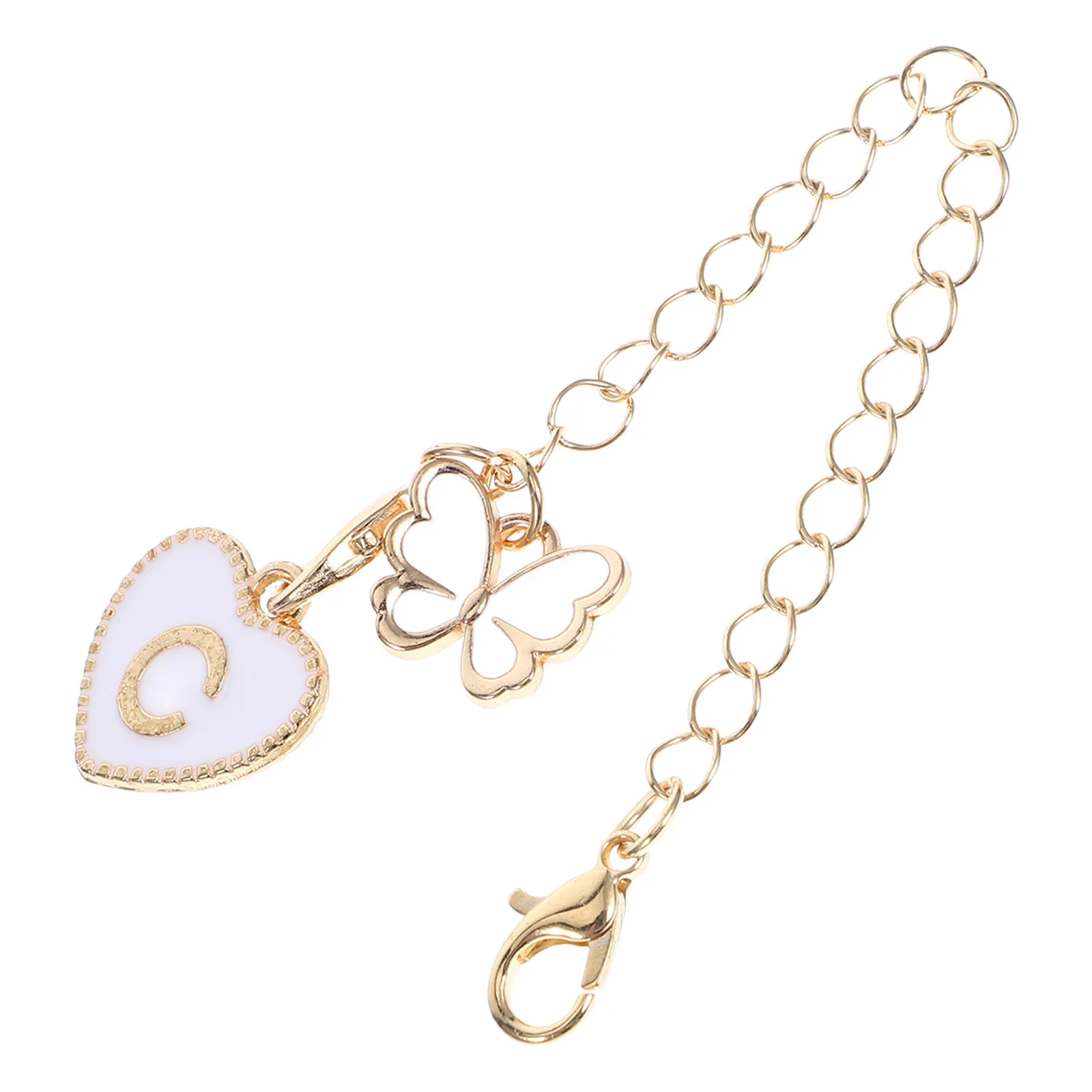 

Cup Charm Letter Accessories Heart Shaped Butterfly Decoration Name Id Tumbler Water Cup Handle Stylish Keychain Backpack